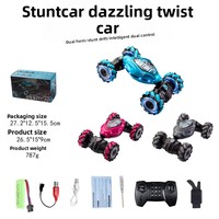 Auto de Acrobacias RC 4WD con Sensor de Gestos, Deformable, Giro de Doble Cara 360° °   Juguete Infantil Recargable Todoterreno Drift, Regalo