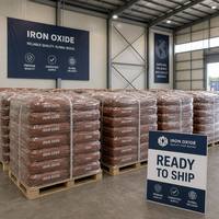 Pigment d'oxyde de fer synthétique pour briques de béton emboîtables, certifié ASTM et JIS, résistant aux intempéries