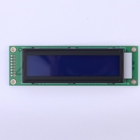 Módulo de Pantalla Inteligente Interactiva LCD2002A de Plástico, Resolución 20x2, Retroiluminación LED Azul para Mayor Visibilidad en Vehículos, Control Remoto