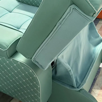 Fauteuil de massage inclinable en cuir PU de haute qualité avec trou pour le visage, table de massage des pieds, lit de réflexologie plantaire pour spa