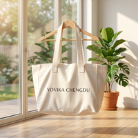 Sac en toile minimaliste avec logo personnalisé imprimé, léger, grande capacité, pour cadeaux d'entreprise, souvenirs et événements promotionnels