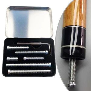 Kit de Reparación de Puntas de Taco de Billar MEZZ, Juego de Tornillos Roscados con Estuche de Almacenamiento para Mantenimiento de Tacos - Product Image 3