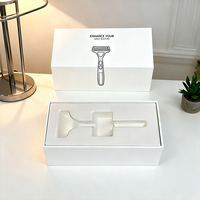 Boîte à rasoir en carton rigide personnalisée de luxe avec laminage mat - Boîtes d'emballage en papier pour rasoirs de sécurité