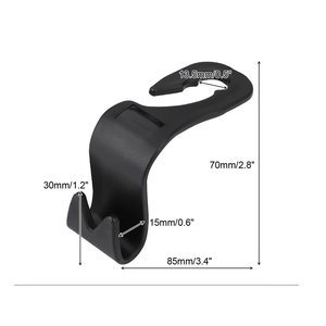 4 pz poggiatesta sedile anteriore e posteriore gancio gancio porta sacco della spazzatura fino a 10KG-auto e - Product Image 4