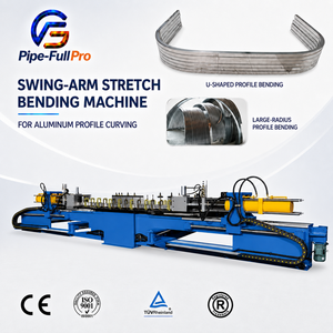 Curtain wall profiles. Aluminum alloy vertical <b>frame</b> double-arm stretch bending forming equipment. - Product Image 1