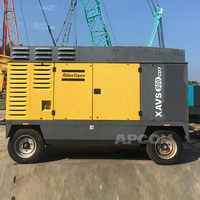 Compresseur d'air mobile haute pression Atlas Copco XAVS900 Copco, 14bar, 200psi, 24m3, AtlasCopco XAVS 900 cfm