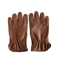 OEM Gants en cuir XL confortables de haute qualité Logo Construction mécanique Sécurité polyvalente pour le travail pour les pompiers