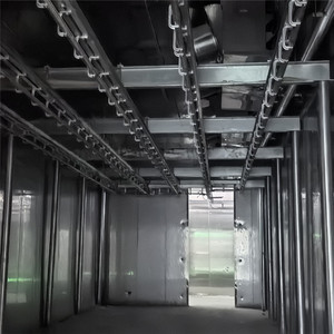 Riel de tubo de línea de sacrificio de cadena de transmisión automática, riel plano de doble riel para ganado, ovejas, <span class=keywords><strong>matadero</strong></span> de cerdos - Product Image 2