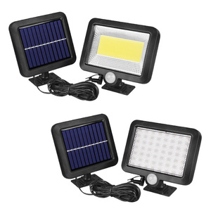Outdoor Wall Lamp 40 SMD LED Solar Powered <b>Motion</b> <b>Sensor</b> <b>Light</b> For Garden Courtyard Waterproof Square Design - Product Image 5