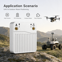 Récepteur GNSS RTK X43C-2 Multi-fréquence GPS GLONASS Galileo BDS IMU IP54 -30~65 pour UAV, Robot, Véhicule de Topographie