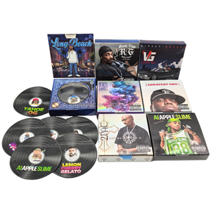 Wholesale Price New Design <strong>Snacks</strong> Food Packaging 3.5g 7g 14g Holographic Spot UV Finish 8th Vinyl Record Mylar <strong>Bags</strong> with Boxes - Product Image 2