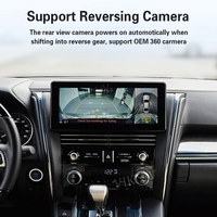Caja de interfaz Viknav Linux para Lexus LM 2020-2022, decodificador inalámbrico CarPlay Android, navegación GPS automática, pantalla de radio original del coche.