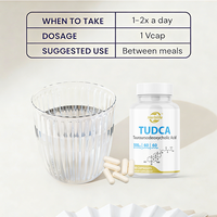 Compléments alimentaires pour le soutien du foie OEM ODM TUDCA (acide tauroursodeoxycholique) - Soutien à la santé de l'intestin et de la digestion, soutien du foie et des yeux, végétalien