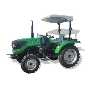 green colour 40 hp wheel tractor with safety framen and sun shade