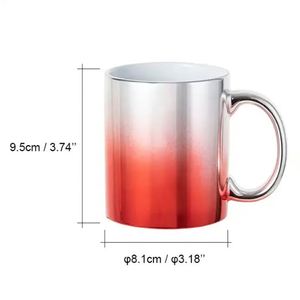 Mug en céramique plaqué couleur dégradée par sublimation 11 oz, vente en gros, très demandé - Product Image 2