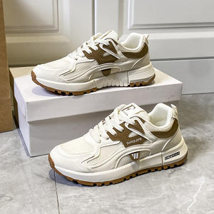 Zapatos casuales de mujer, estilo coreano, otoño 2025, zapatillas gruesas con plataforma - Product Image 1