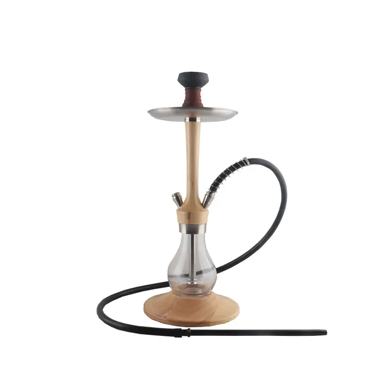 Medium Hout Shisha Hout Waterpijp Enkele Slang