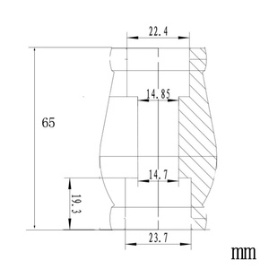Cuerpo de Clarinete de Madera de Cocobolo de 65 mm - Product Image 6
