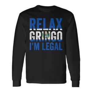 Maglietta a maniche lunghe Relax Gringo I'm Legal El Salvador - Product Image 1