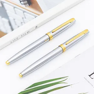 Бизнес экономичный подарок металлические латунные индивидуальные металлические латунные поворотные шариковые ручки