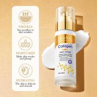 Crème Visage Anti-Rides au Collagène Naturel Marque Blanche, Lotion Hydratante et Nourrissante, Sérum Hydratant Longue Durée