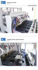 Full Automatic Coffee Capsules Production Line Coffee Coffee Pod Capsule Maker Packing Packaging Machine