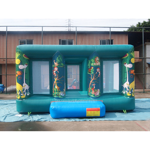 Château de saut gonflable en jungle pour enfants, qualité commerciale, intérieur, avec petite tour d'escalade, compatible avec <span class=keywords><strong>le</strong></span> standard australie, 6x5m, - Product Image 2
