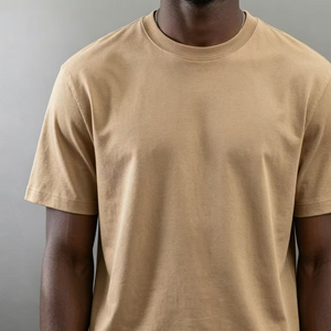Camiseta de Algodón de 250 g/m² para Hombre, de Alta Calidad, con Logotipo OEM al por Mayor, para Imprimir Logotipos, Talla Grande - Product Image 3