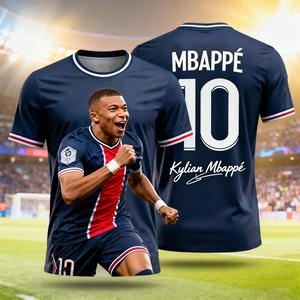 Nouvelle Saison 26 27 Par-isg  Maillot de Football Mbappé Édition Spéciale Hommes Femmes Enfants Extérieur Séchage Rapide Respirant - Product Image 1