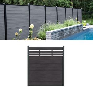 Fábrica hogar y jardín granja paneles impermeables Wpc madera plástico compuesto Wpc valla para exteriores - Product Image 4