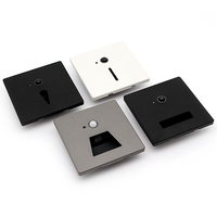 GONSU aluminium led step wall light petit carré smart motion sensor led escalier light