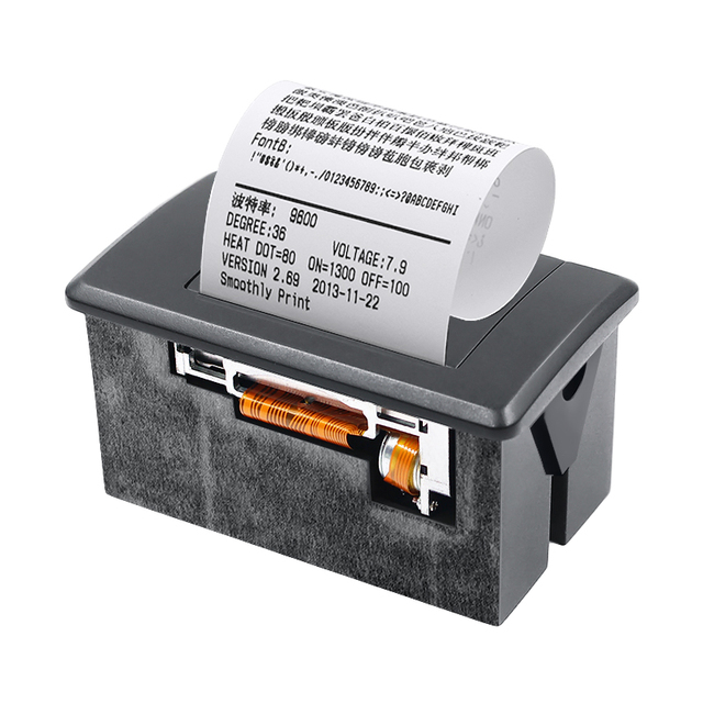 EM5820H Mini Kiosk Thermal Printer Module 58mm Low Noise Direct Thermal Printing Receipt for Mobile Embedded RS232 Used Thermal
