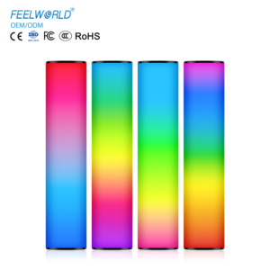 FEELWORLD MT2 Tube Light, Luz de Tubo Portátil Pavotube II RGB para Fotografí<span class=keywords><strong>a</strong></span>, LED 2600K~6000K, Mini Luz de Tubo RGB con Control por Aplicación - Product Image 1