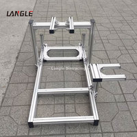 Châssis personnalisé en métal aluminium, siège complet, simulateur de course automobile, profil en aluminium 8080, siège complet