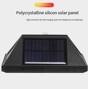 100 LED Blanc Chaud, Éclairage Solaire à Détecteur de Mouvement, Fonctionnant sur Batterie, Paysage Extérieur, Étanche, Mur pour Jardin, Cour, Clôture, Patio, IP65, CC - Product Image 5