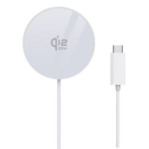 Chargeur sans fil magnétique Qi2.2 MPP EPP 25W avec <span class=keywords><strong>c</strong></span>âble <span class=keywords><strong>USB</strong></span> <span class=keywords><strong>C</strong></span> de 1 mètre pour iPhone 12-17 Series Google Pixel 10 Pro XL OJD-SV5 - Product Image 2