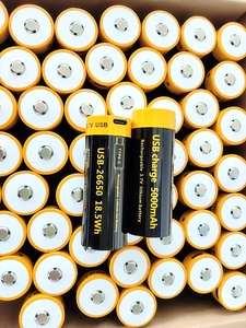 Công suất cao 26650 3.7V 5000mAh có thể sạc lại pin điện trở nội bộ thấp cho ánh sáng mạnh mẽ hình trụ Lithium Ion - Product Image 4