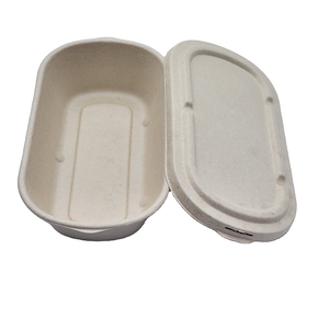 Vaisselle jetable biodégradable en bagasse de canne à sucre, boîtes à lunch, assiettes et bols compostables pour la restauration événementielle - Product Image 1