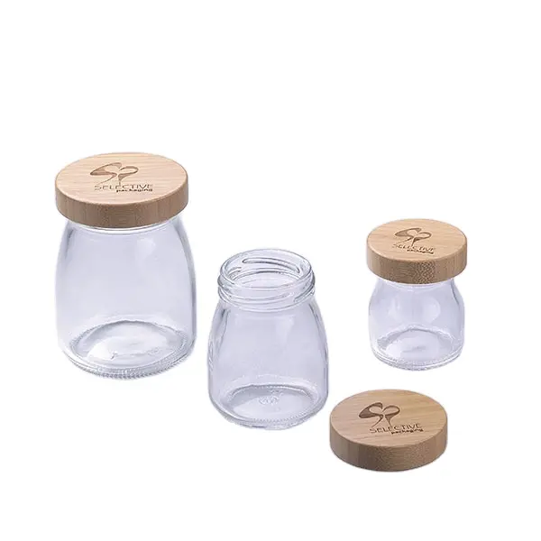 unique 10ml 15ml 30ml 50ml 100ml 1000ml glass mason honey round jars packaging