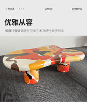Table basse unique en forme d'extraterrestre, mobilier d'intérieur pour salon, tables d'appoint centrales, style italien, luxe léger, appartement loft, hôtel, tables à thé