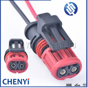 <span class=keywords><strong>2</strong></span> pinos auto conectores impermeáveis fêmea Harness plug trança 1337245-3 escavadeira EC210 EC360 EC480 plugue do injetor - Product Image 1