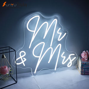 Conception libre personnalisée en gros Mr et Miss Neon Wedding Home Party Decoration Neon Lights - Product Image 2