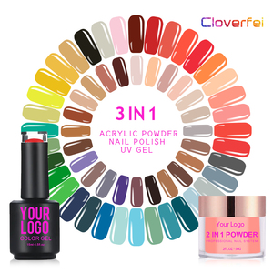 Ails-set de 60 esmaltes UV de colores para manicura, set de 60 esmaltes para base y capa superior de salón de manicura - Product Image 3