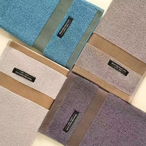 Mềm Cotton Sang Trọng Khuôn Mặt Khăn Tùy Chỉnh Dệt <span class=keywords><strong>Logo</strong></span> Thoải Mái Khăn Tắm Cho Spa Du Lịch Khách Sạn Kinh Doanh Sử Dụng - Product Image 2