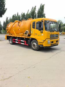 Camion d'aspiration des eaux usées d'occasion Dongfeng, capacité 1-10T, volume de réservoir 10 m³, 251-350 CV, diesel, transmission manuelle, autres émissions - Product Image 5