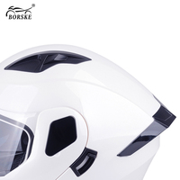 Accessoires de moto, casque de sécurité en ABS, casque modulable rabattable intégral en ABS pour adultes