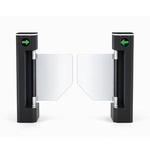 Barrière tourniquet intelligente en acier inoxydable 304 avec système de contrôle d'accès par carte RFID pour immeuble de bureaux, salle de sport, supermarché - Product Image 1