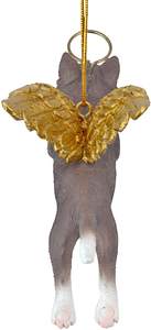 Pohon Natal Ornamen Polyresin Abu-abu Kucing Liburan Malaikat Kucing Ornamen Home Dekorasi Xmas Dekorasi Hadiah - Product Image 5