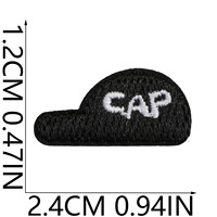 Mini Patchs Brodés Thermocollants Motifs Cerise, Voiture, Fleur, Arc-en-ciel, Cœur pour Accessoires DIY