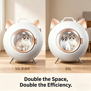 Séchoir professionnel intelligent pour animaux de compagnie <span class=keywords><strong>EUR</strong></span> PET – Grande cabine de séchage pour poils de chats - Product Image 2